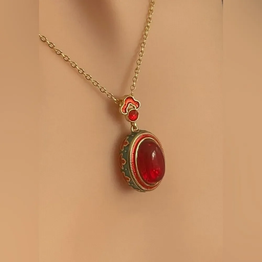 Vintage stone Necklace S1165